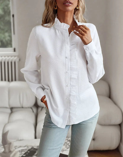 Renate | Mujer Blusa Fluida Favorecedora de Primavera