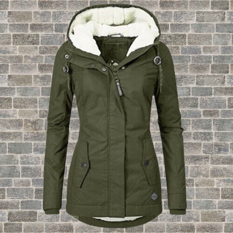 Klea | Mujer Chaqueta de Invierno Acolchada con Capucha