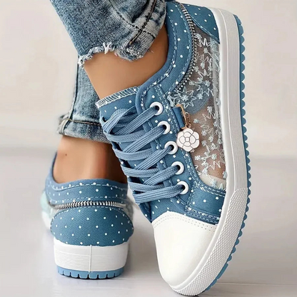 Gea | Mujer Zapatillas con Soporte del Arco y Puntera Ancha