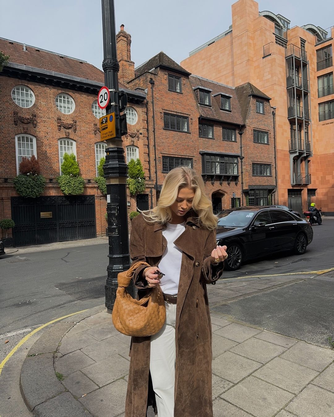 Noor | Mujer Abrigo Trench Clásico con Cinturón