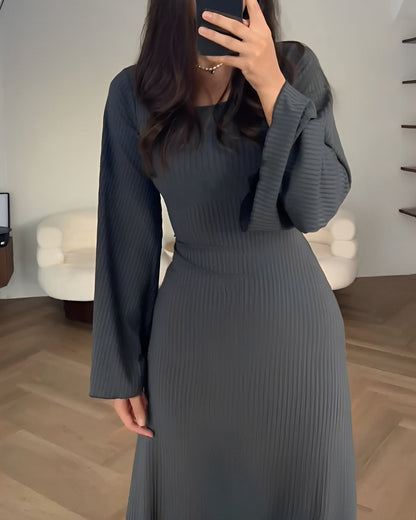 Lubberta | Mujer Vestido Maxi de Punto Favorecedor