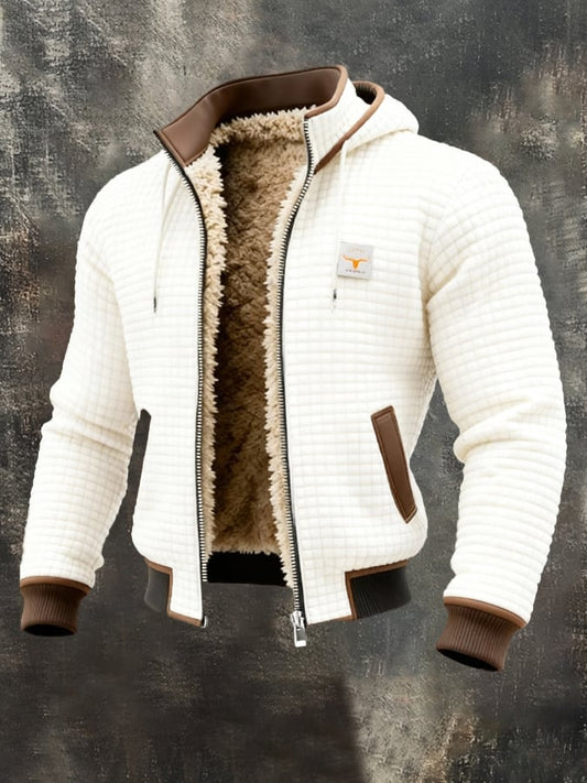 Brian | Hombre Chaqueta con Forro Sherpa y Cremallera