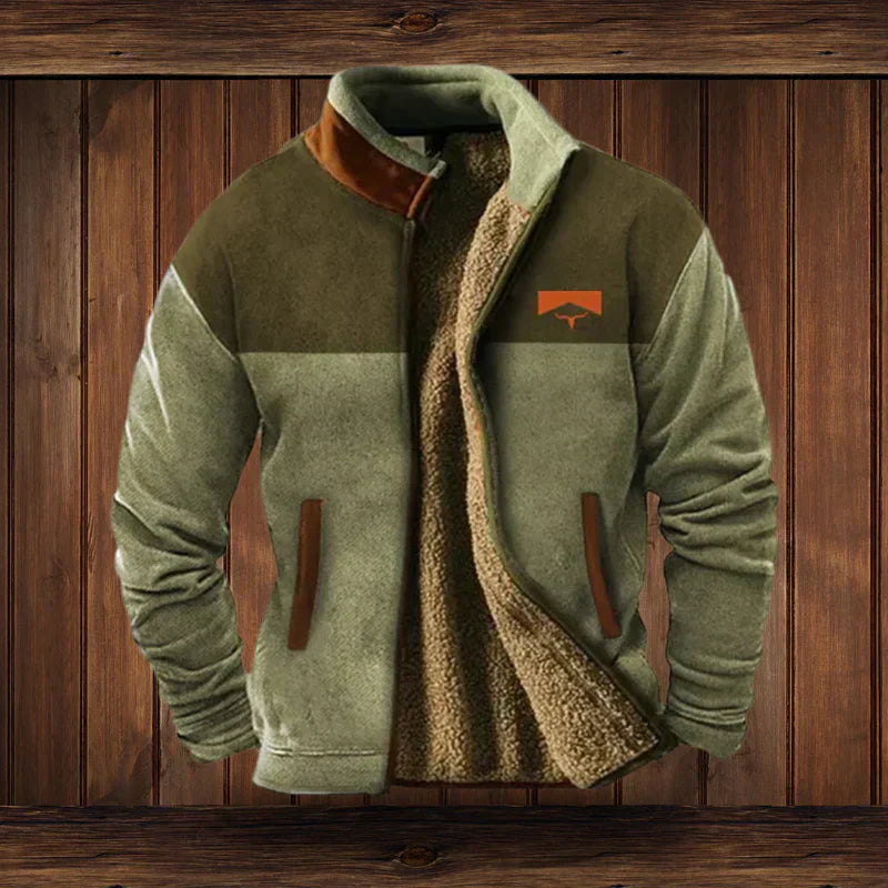 Teodoro | Hombre Chaleco Polar con Capucha y Media Cremallera
