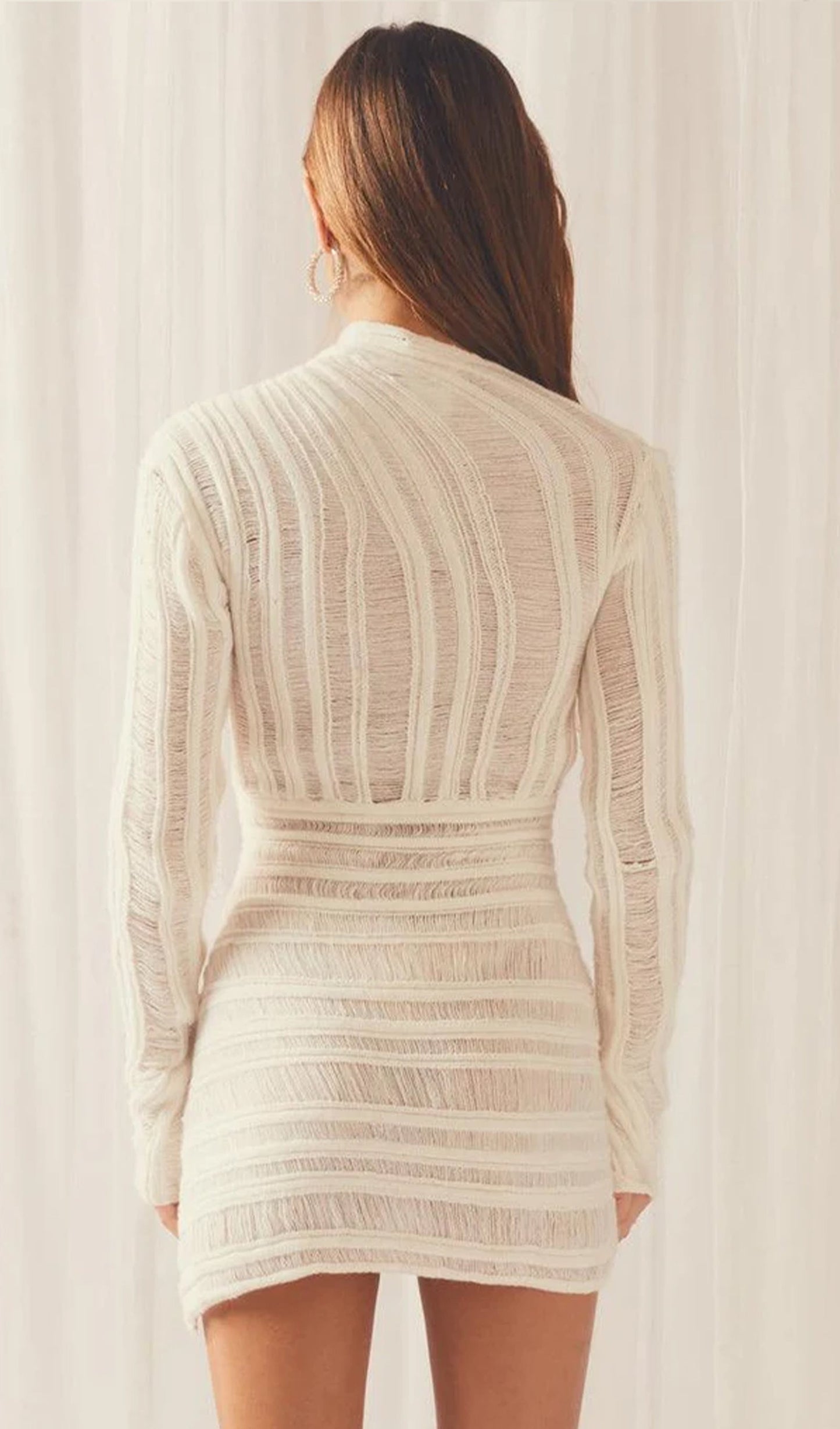 Pien | Mujer Mini Vestido Ceñido con Recortes Laterales