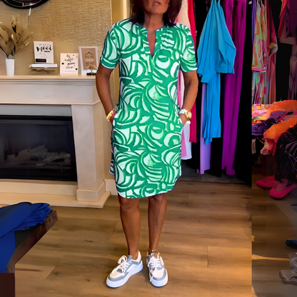 Lucia | Mujer Vestido Polo Deportivo con Bolsillos