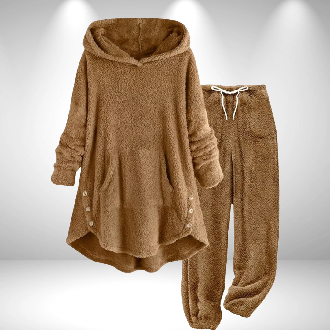 Neralisse | Mujer Conjunto Lounge de Túnica con Capucha y Pantalón Jogger