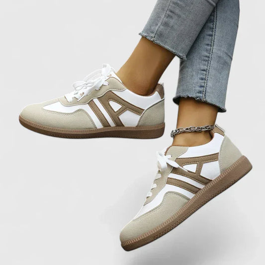 Claudine | Mujer Zapatillas con Cordones de Estilo Casual