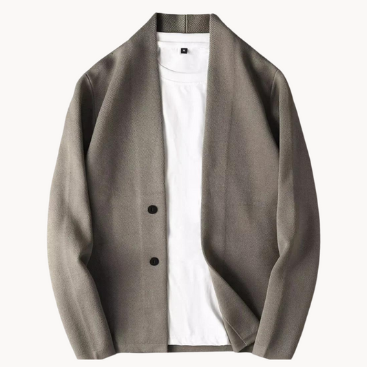 Sander | Hombre Blazer Slim Estructurado con Un Botón