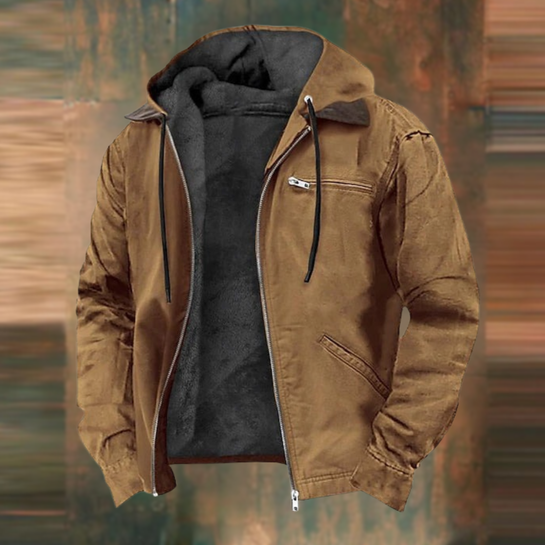 George | Hombre Chaqueta de Otoño Entallada con Bolsillos