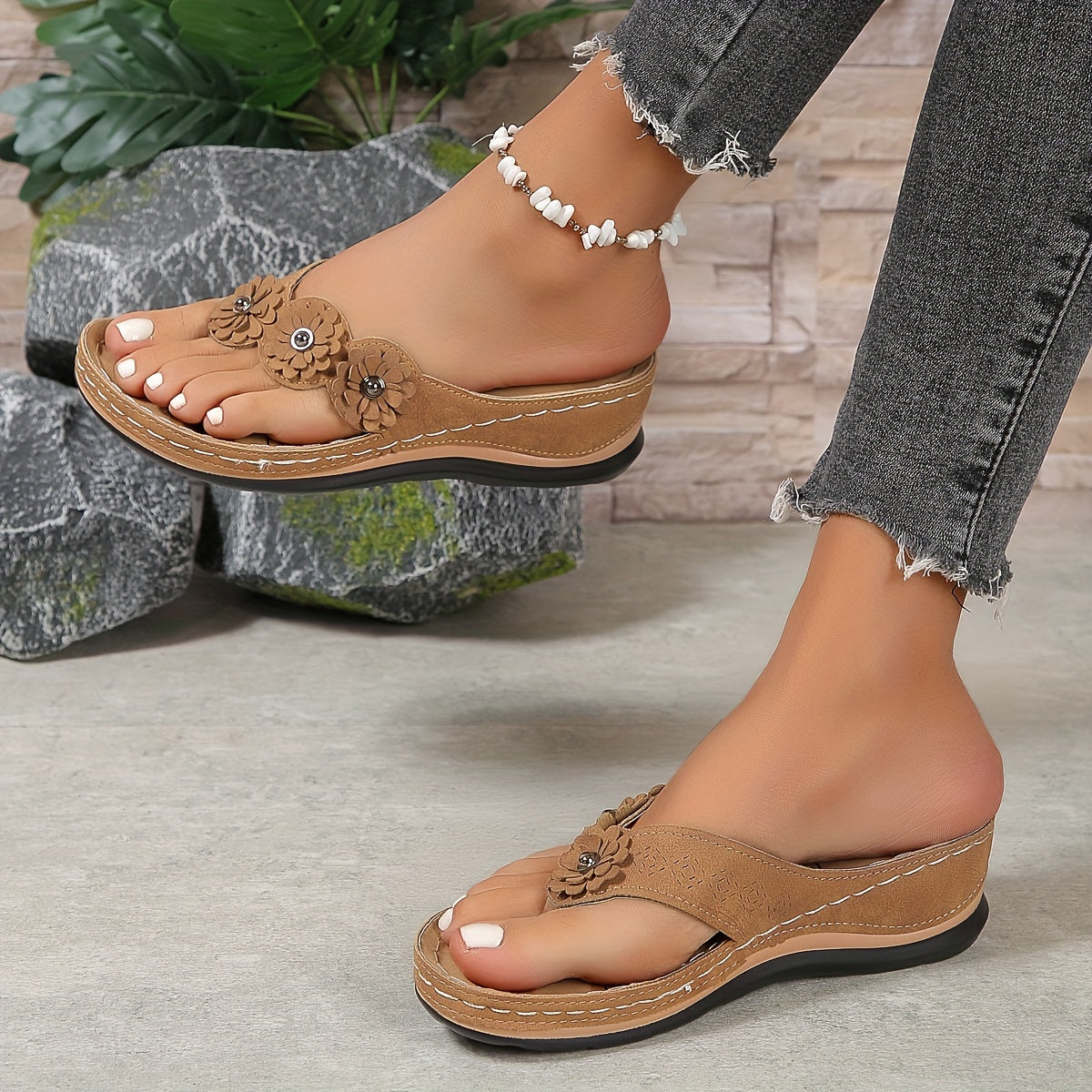 Seraphie | Mujer Sandalias con Suela Acolchada de Gel