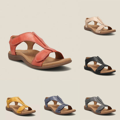 Grace | Mujer Sandalias con Cierre de Velcro y Plantilla Amortiguadora