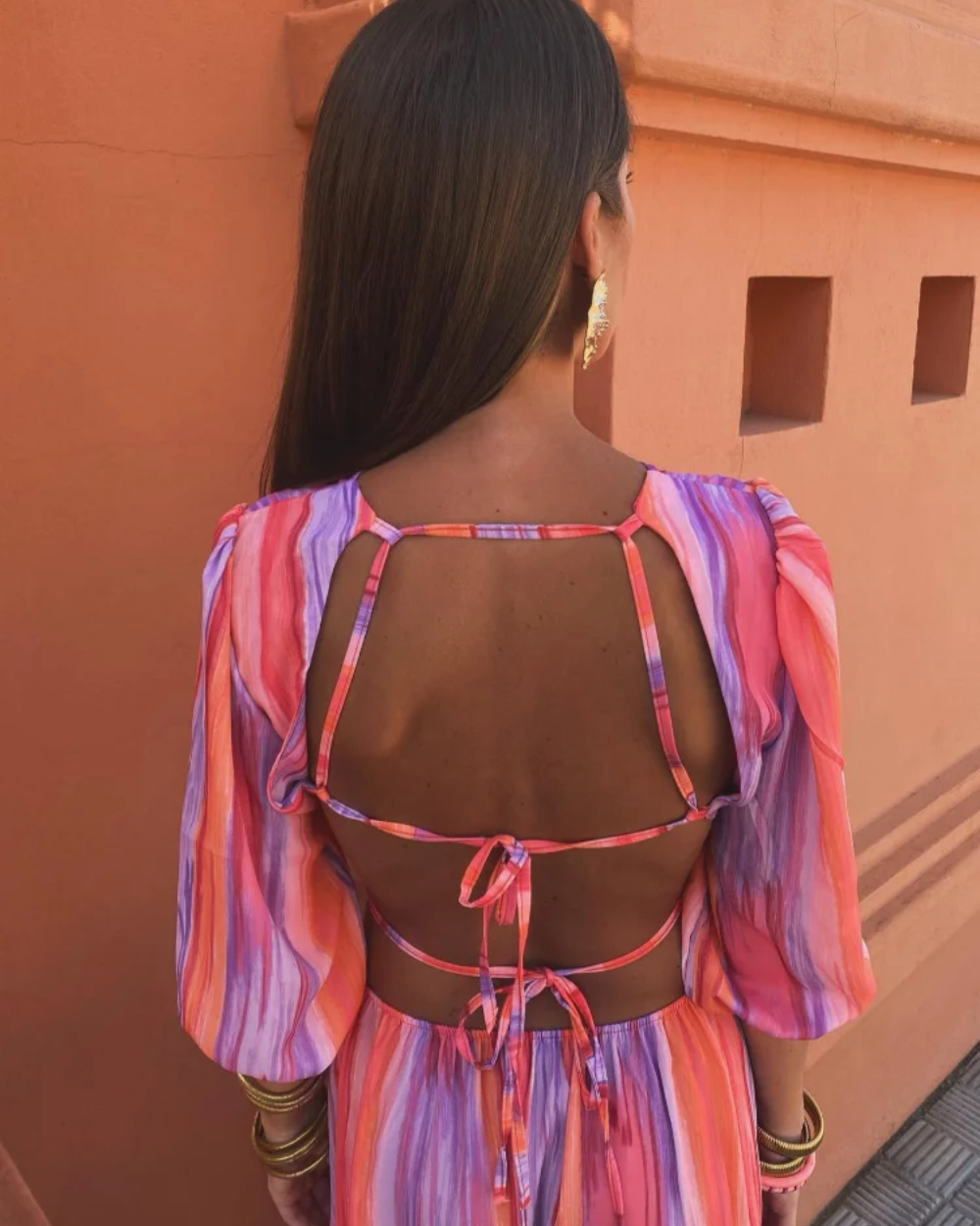 Nelly | Mujer Vestido Elegante de Tacto Sedoso