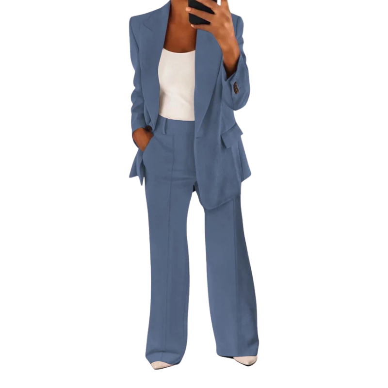 Ieteke | Mujer Conjunto de Blazer Oversize y Pantalón Recto