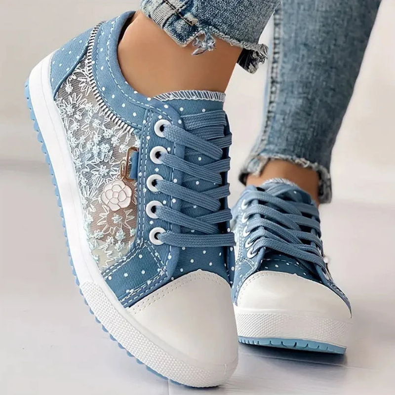 Gea | Mujer Zapatillas con Soporte del Arco y Puntera Ancha