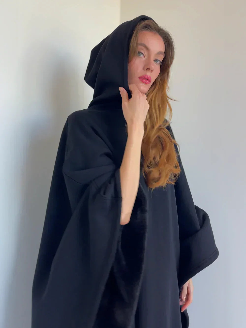 Marit | Unisex Sudadera Manta de Forro Polar con Capucha