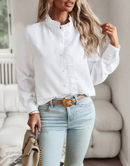 Renate | Mujer Blusa Fluida Favorecedora de Primavera
