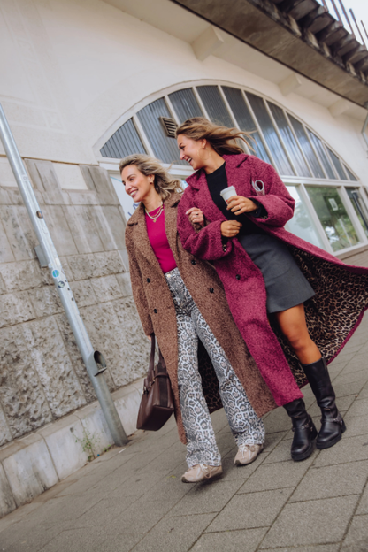 Jaimy | Mujer Abrigo Cálido de Invierno Elegante