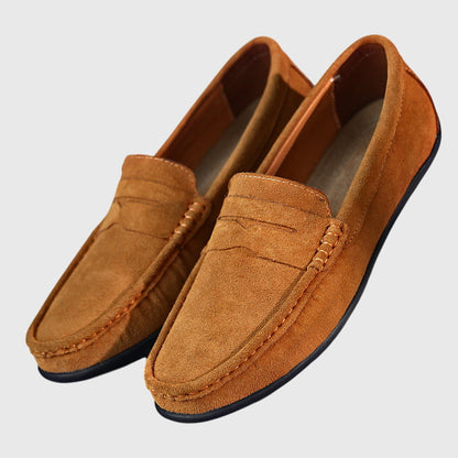 Cathy | Mujer Mocasines Tipo Penny en Rojo Arándano