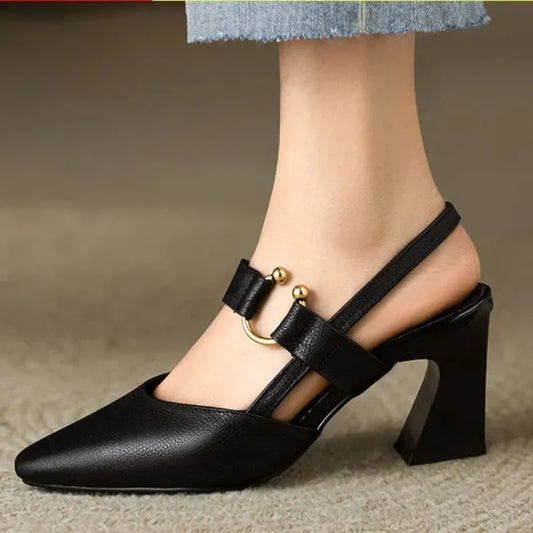 Alida | Mujer Zapatos de Tacón Slingback Elegantes