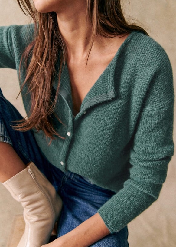 Eloise | Mujer Chaleco de Punto con Botones
