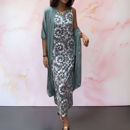 Miya | Mujer Kimono Fluido Largo para Capas