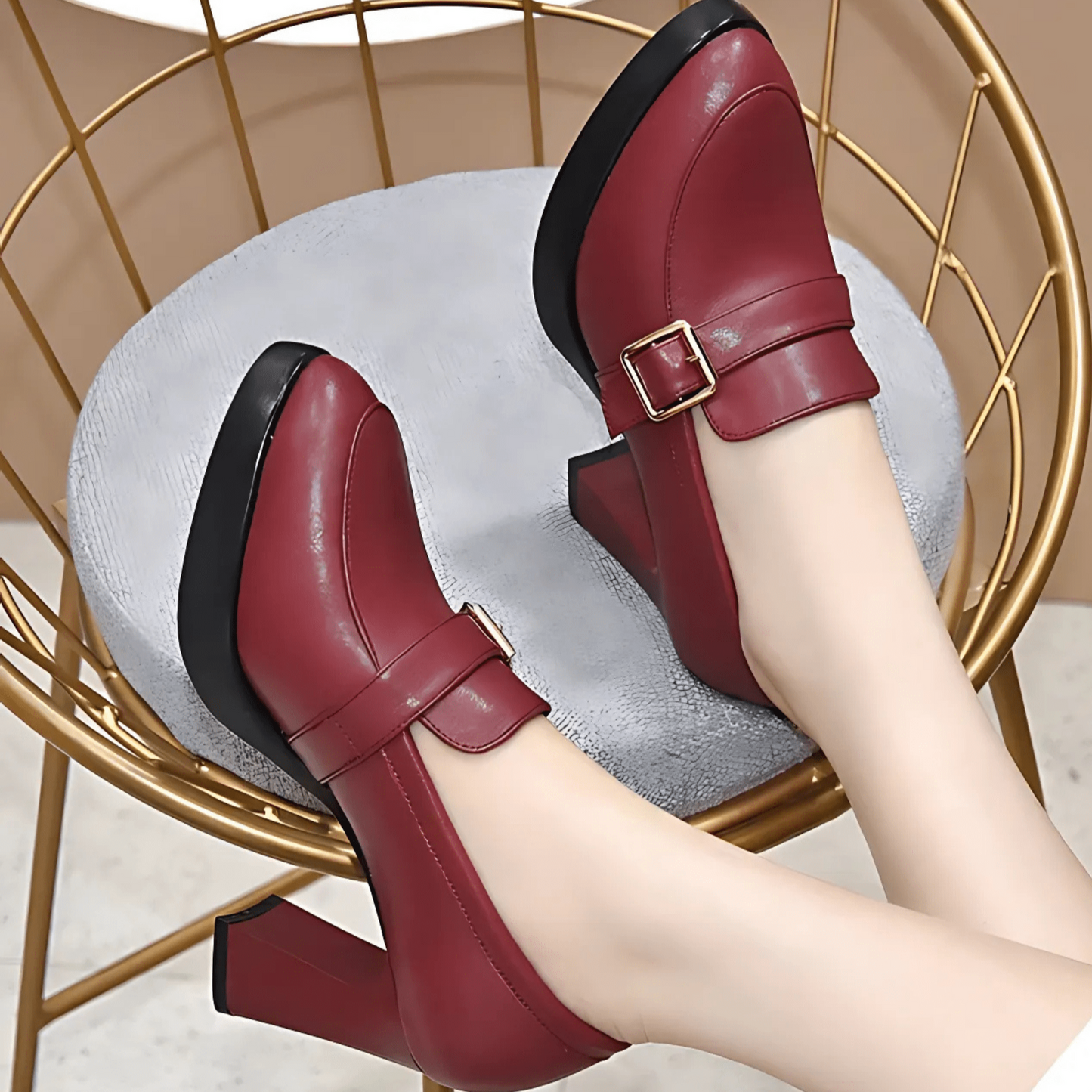Babette | Mujer Zapatos de Tacón Alto con Plantilla Acolchada