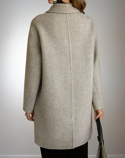 Lillian | Mujer Chaqueta de Lana Entallada con Botones