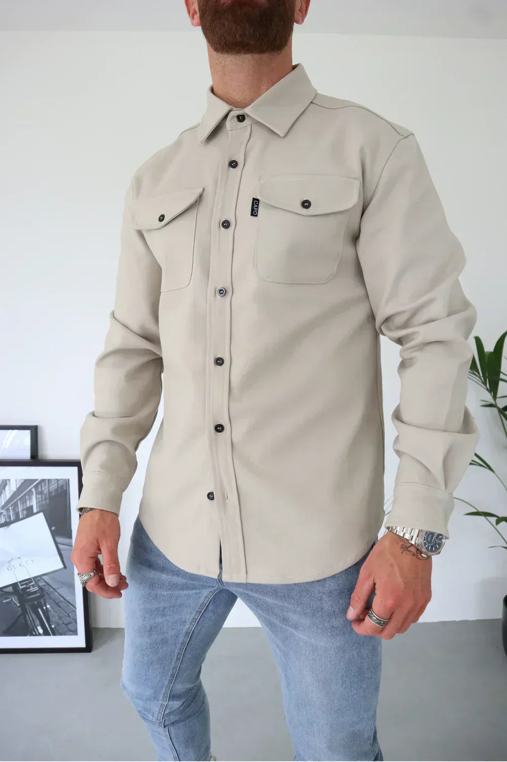 Floris | Hombre Sobrecamisa para Superponer