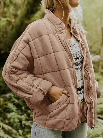 Rhea | Mujer Chaqueta Acolchada Relajada con Bolsillos