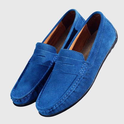 Cathy | Mujer Mocasines Tipo Penny en Rojo Arándano