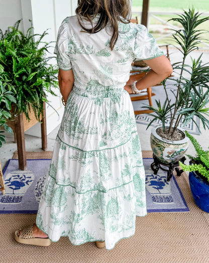 Savannah | Mujer Vestido Maxi en Capas Romántico