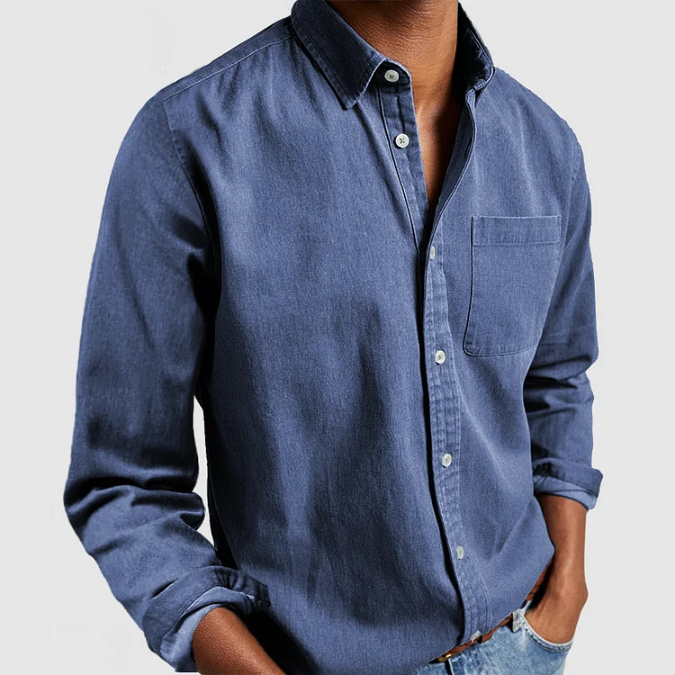 Kevin | Hombre Camisa Clásica con Botones