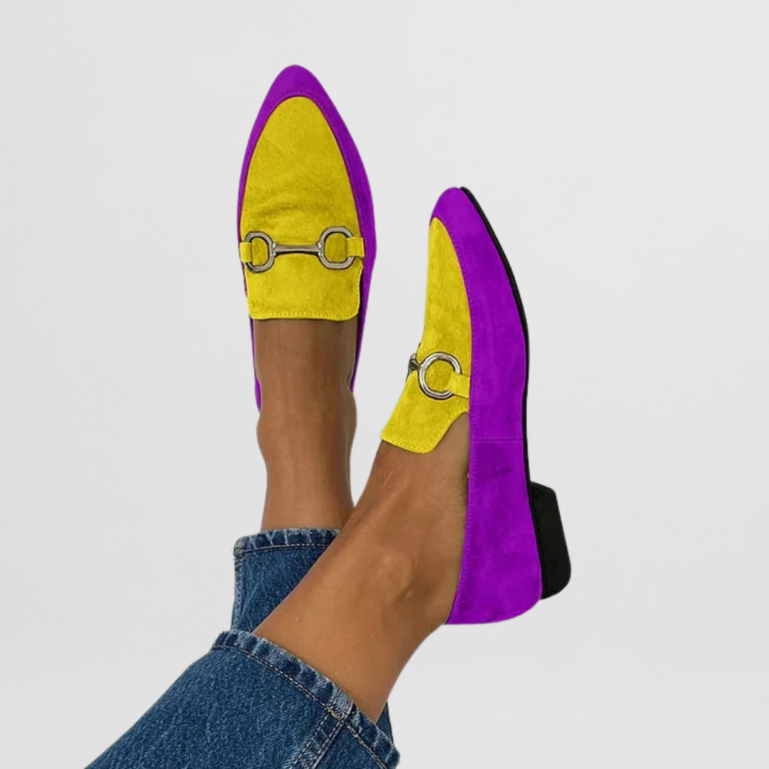Harper | Mujer Mocasines Clásicos con Detalle Metálico