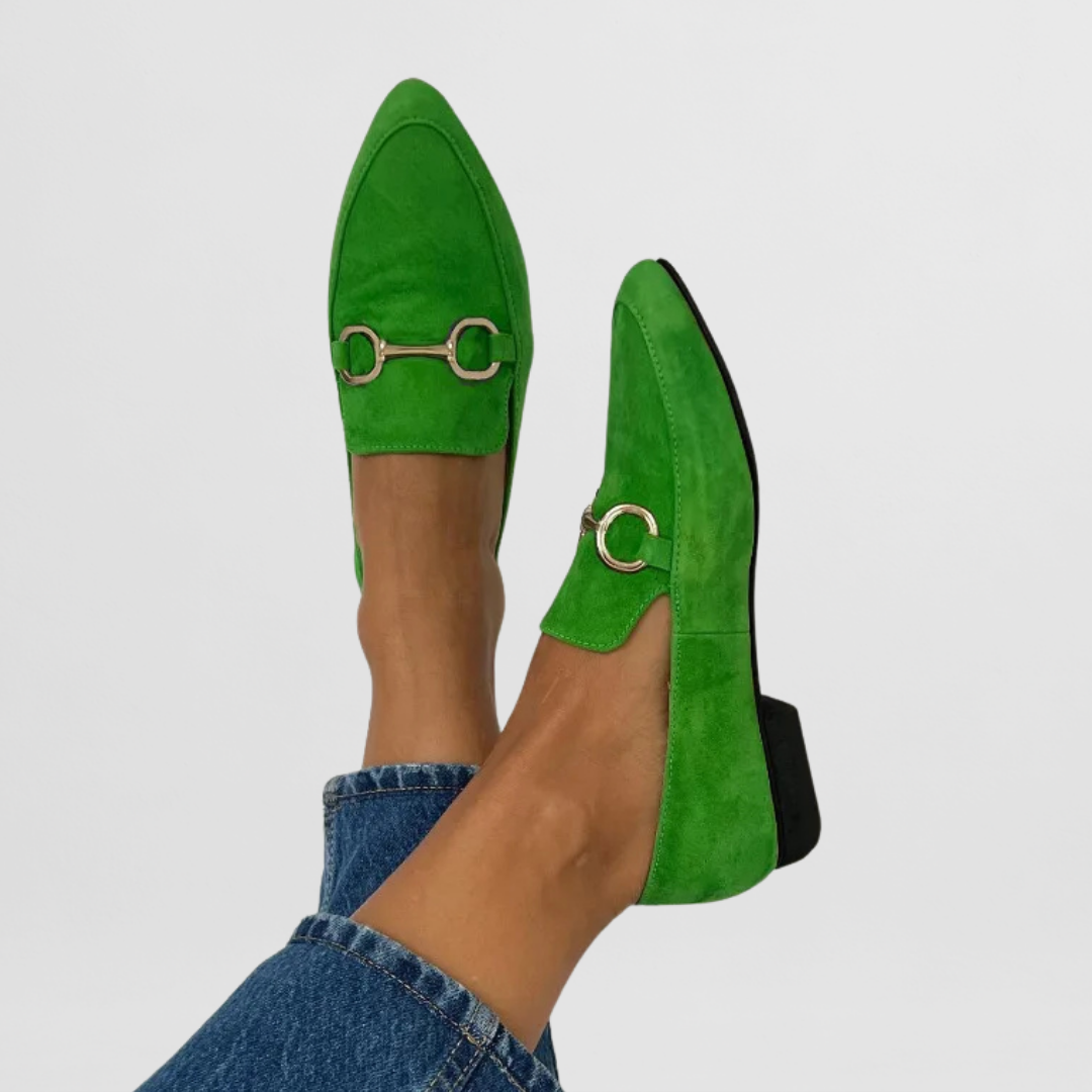 Harper | Mujer Mocasines Clásicos con Detalle Metálico
