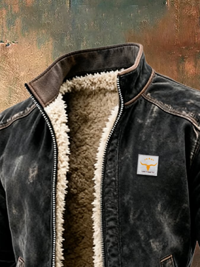 Jackson | Hombre Chaqueta Aviador con Forro Cálido