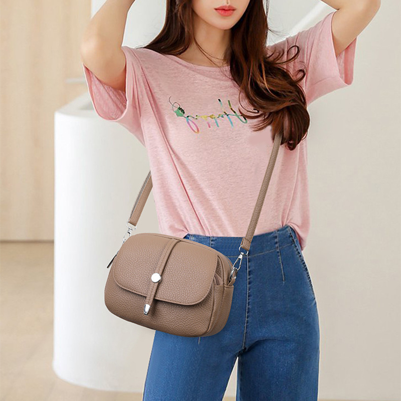 Isarivienne | Mujer Bolso de Hombro Compacto con Cierre de Solapa