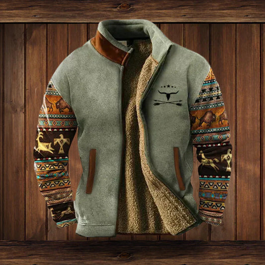 Teodoro | Hombre Chaleco Polar con Capucha y Media Cremallera