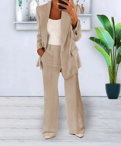 Megan | Mujer Traje Formal de Dos Piezas Elegante