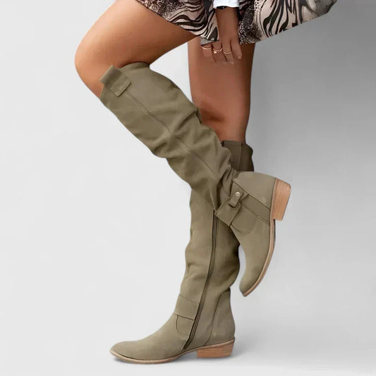 Natalia | Mujer Botas Altas hasta la Rodilla Forradas