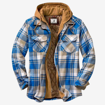 Verhoeven | Hombre Chaqueta de Franela con Capucha