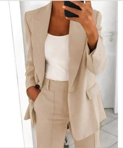 Megan | Mujer Traje Formal de Dos Piezas Elegante