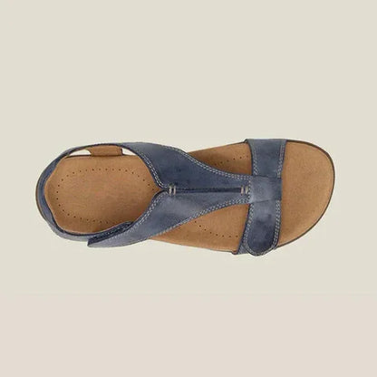 Grace | Mujer Sandalias con Cierre de Velcro y Plantilla Amortiguadora