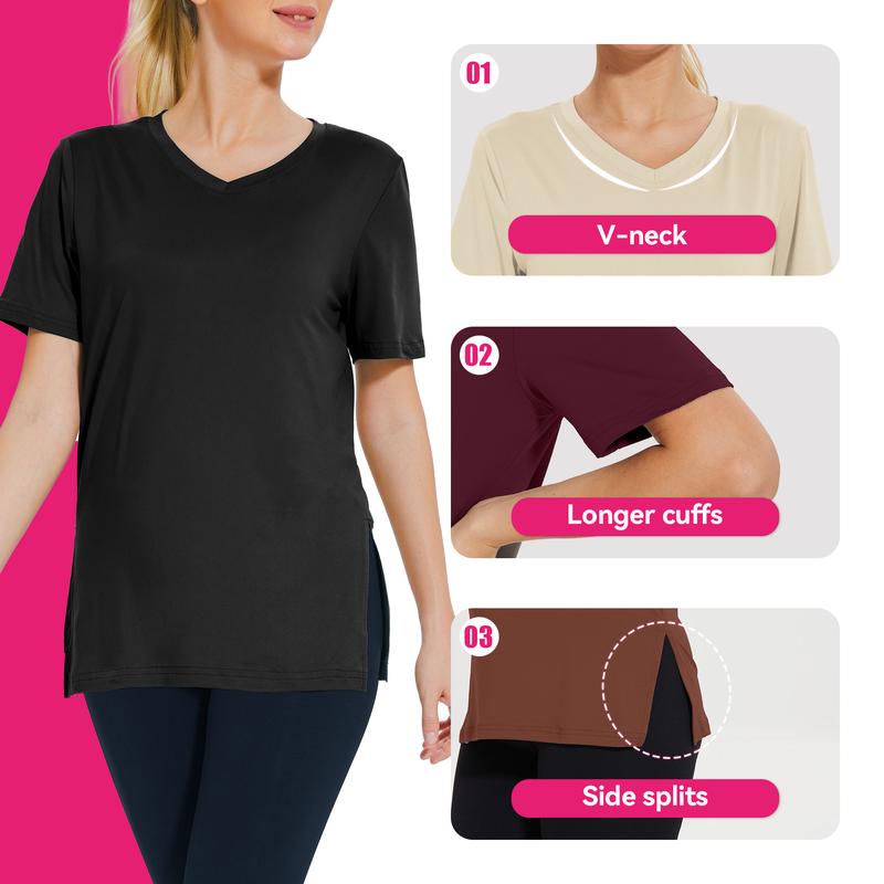 Olivia | Mujer Camiseta de Cuello en V Pack de 3