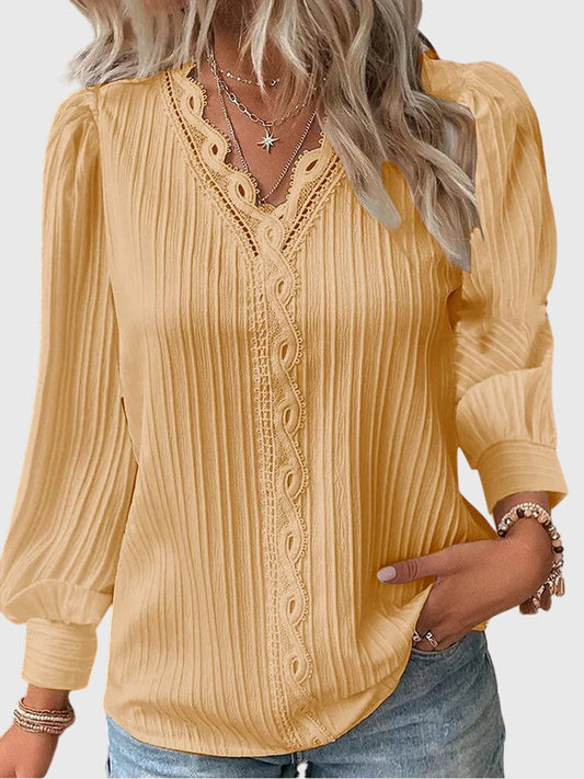 Mujer Blusa Pullover Elegante Clásica y Atemporal