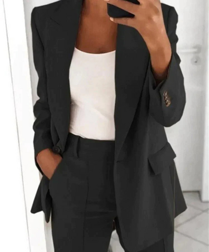 Megan | Mujer Traje Formal de Dos Piezas Elegante