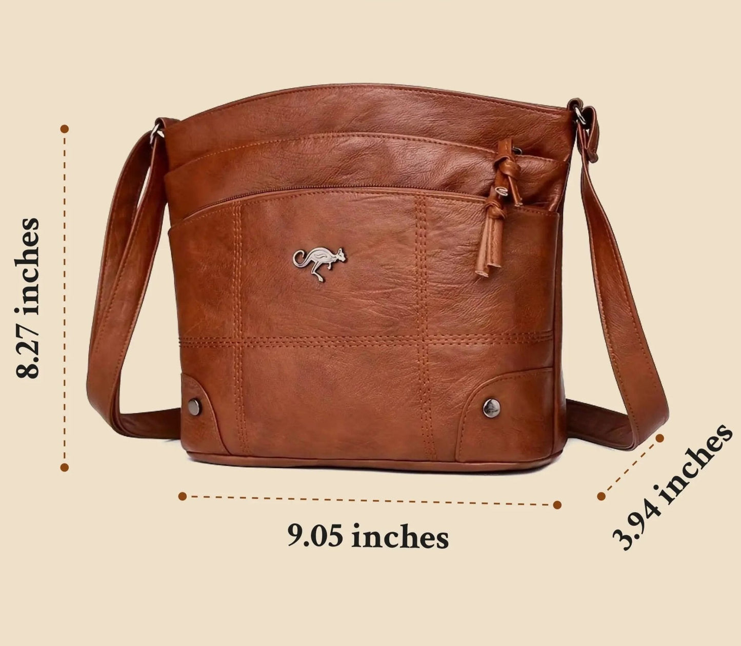 Eveline | Mujer Bolso Clásico con Interior Organizado