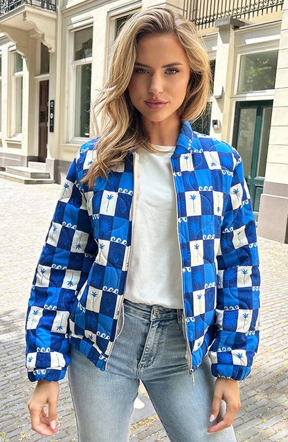 Isla | Mujer Chaqueta Bomber Boho para Capas