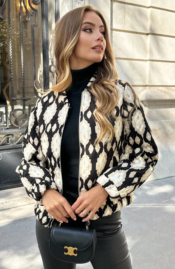 Isla | Mujer Chaqueta Bomber Boho para Capas