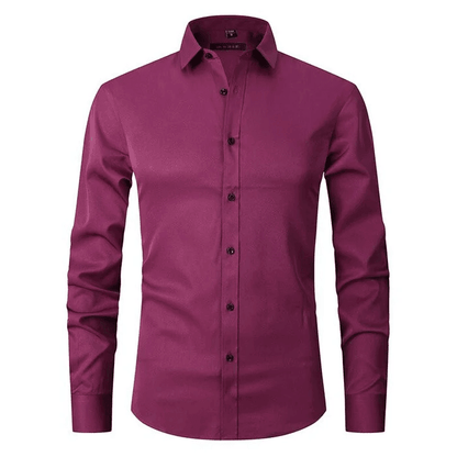 Hendrik | Hombre Camisa Anti-Arrugas de Corte Slim