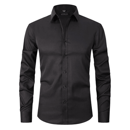 Hendrik | Hombre Camisa Anti-Arrugas de Corte Slim